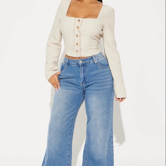 NWT Upscale Tweed Top - Picture 3 of 7